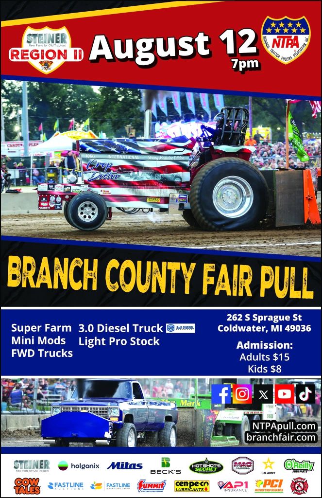 Wednesday Is Veteran’s Day At Branch County Fair